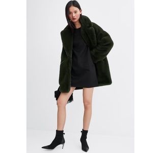 ZARA faux suede dress